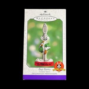 Hallmark Bugs Bunny Keepsake Ornament - Gray, White, and Green